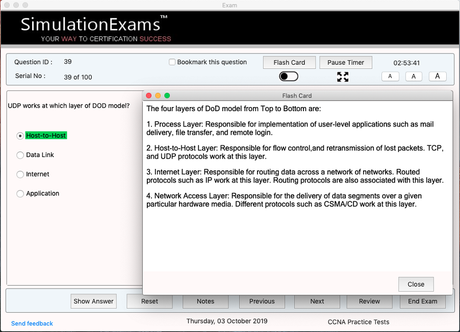 Practice Exams MacOS App For CCNA – Simulation Exams Blog – IT ...