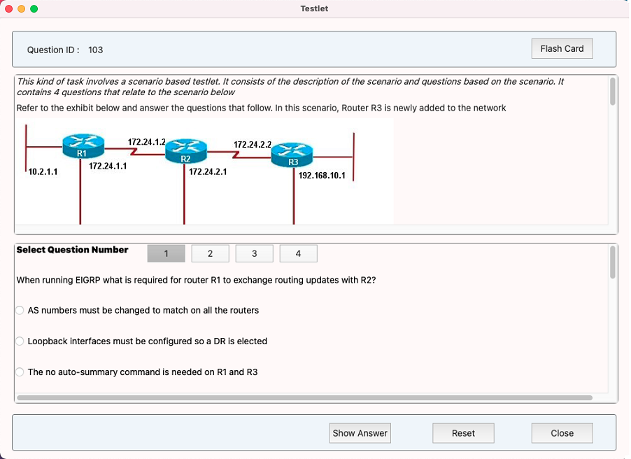 Simulation 300-410 Questions