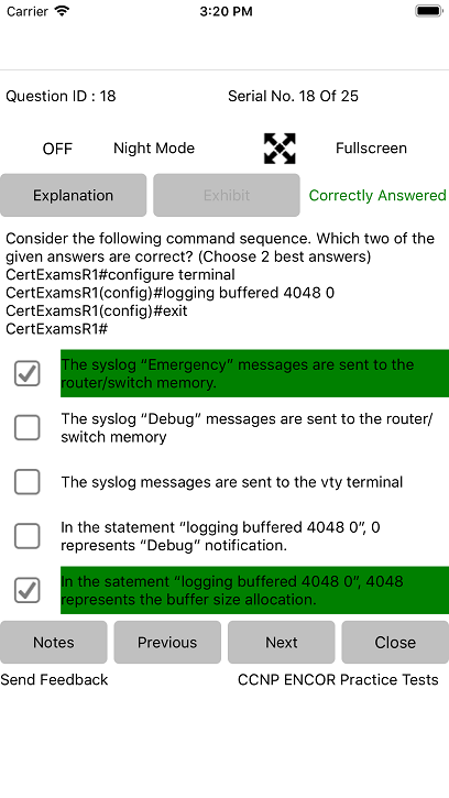 350-401 Exam Quiz