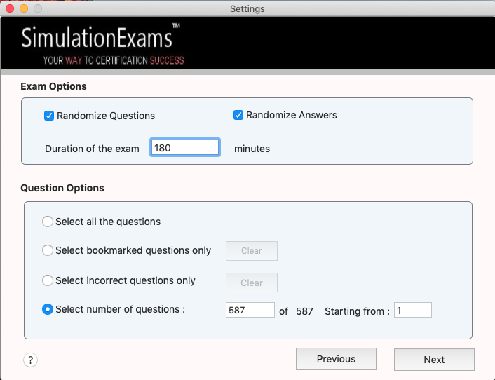 CCNA 200-301 Practice Tests MacOS App