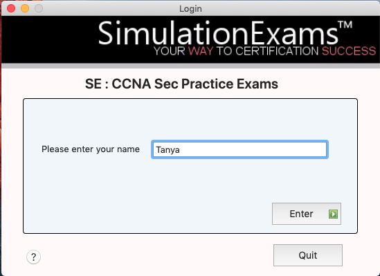 Sim-Ex™ Practice Exams MacOS App For CCNA Security 210-260